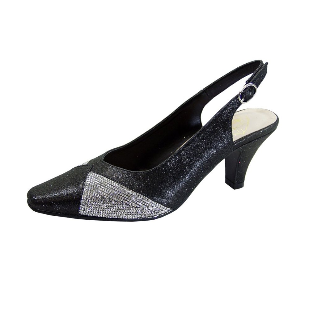 👠 FLORAL Polly Women's Wide Width Slingback Pumps